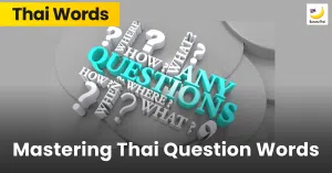 Thai question words